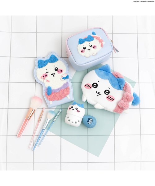 BREEZE コンパクトミラー ダイカット折りたたみミラーハチワレ