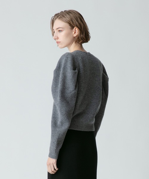allureville ニット レディース タックスリーブプルオーバー 