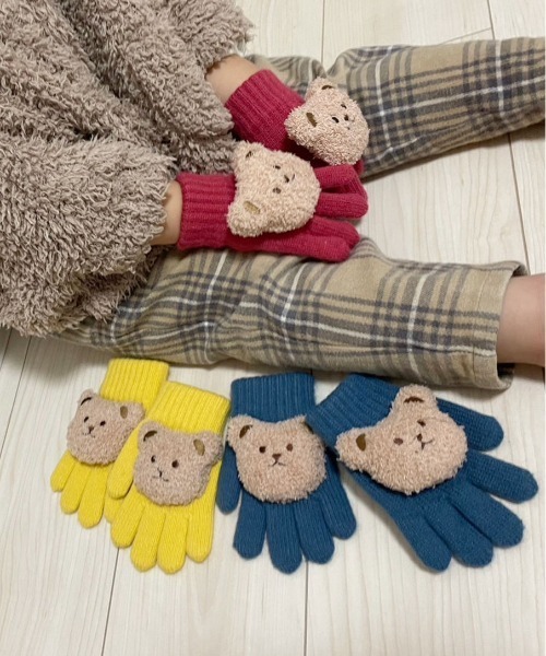 Port（ポート） 手袋 もこもこ くまちゃん 手袋 （ KIDS ）＃ キッズ