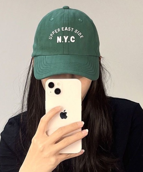 SHEENA キャップ 帽子 NYC刺しゅうキャップ レディース メンズ