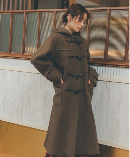 SNIDEL」 ダッフルコート 0 グレー レディース : 80203274 : ZOZOTOWN 
