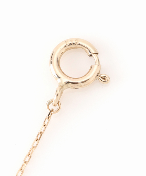 Lilas ネックレス ヘキサゴンダイヤ40cmネックレス K10