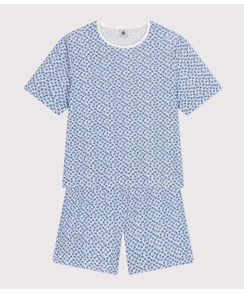 PETIT BATEAU（プチバトー） パジャマ ルームウェア プリント半袖