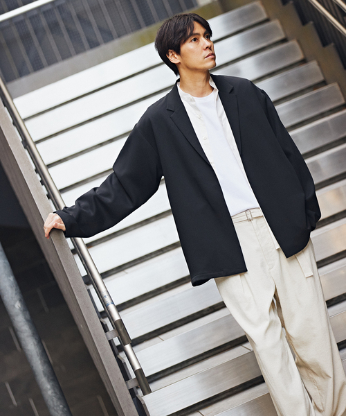 新品　B.CSTOCKテーラードジャケット B.C STOCK ジャケット テーラードジャケット FLANTEX/N/B