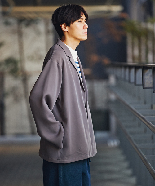 B.C STOCK ジャケット テーラードジャケット FLANTEX/N/B