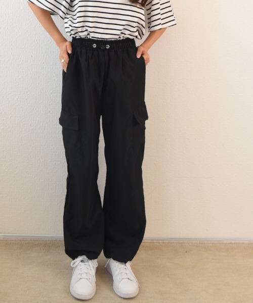 Lidah パラシュートカーゴパンツ　ワークパンツ　パラシュートパンツ カーゴパラシュートパンツ トレンド パラシュートパンツ[品番