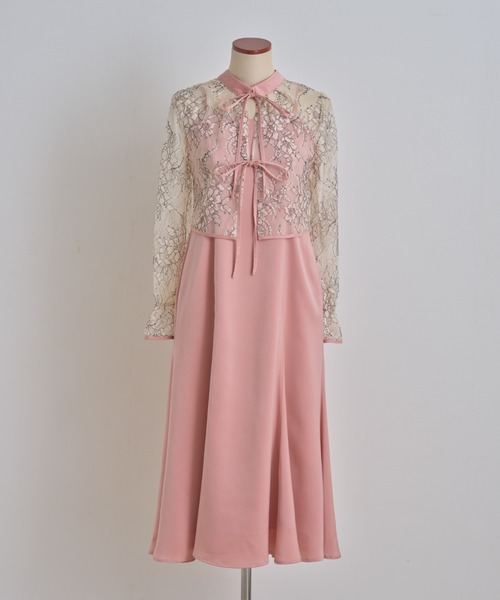 tocco closet ワンピース マルチWAY配色レーストップス＆マーメイド 