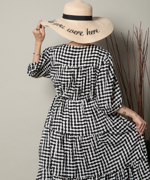 ワンピース アフリカンシックなティアードワンピース : ZOZOTOWN Yahoo