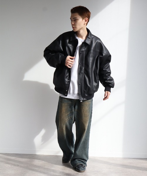 FUBU フブ レザージャケット　アウター ストリート系　ブラック 楽天市場】【クーポンで20%OFF】 FUBU フブ ジャケット メンズ