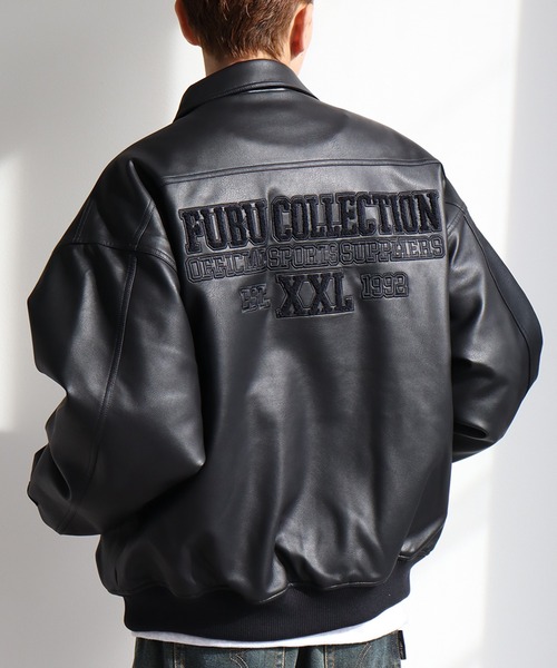 FUBU（フブ） ブルゾン アウター 「FUBU/フブ」Faux Leather Blouson