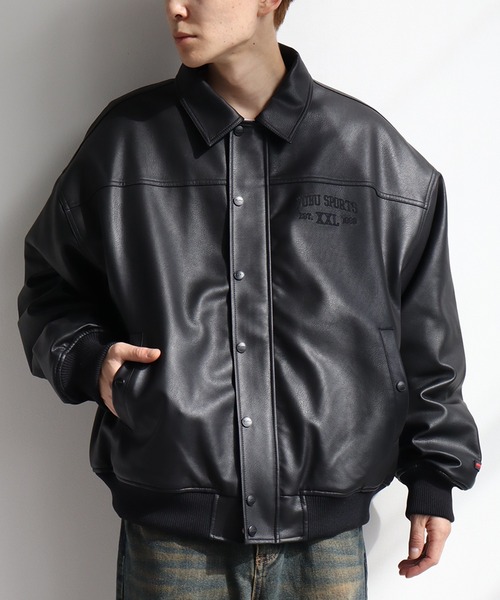 FUBU フブ レザージャケット　アウター ストリート系　ブラック 楽天市場】【クーポンで20%OFF】 FUBU フブ ジャケット メンズ