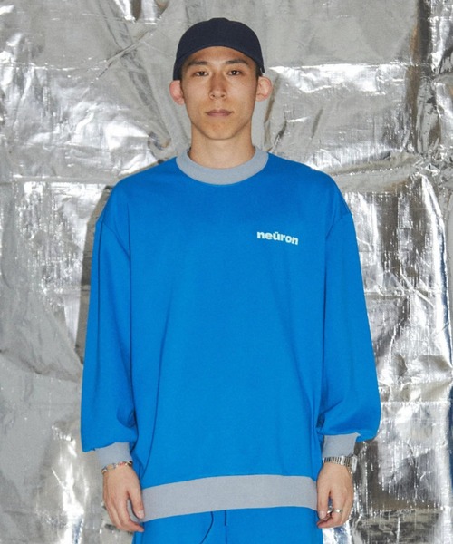 tシャツ neuron/ニュウロン/ロゴロングＴシャツ レディース メンズ