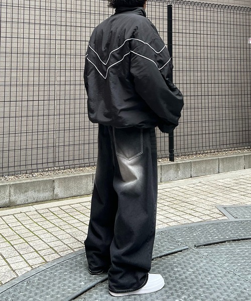 CHELSEAリバーシブル　トラックジャケット　Lサイズ ナイロンジャケット 25AW 2way ビッグシルエット リバーシブル