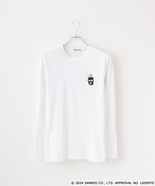 sanrio（サンリオ） tシャツ バッドばつ丸長袖Tシャツ メンズ 