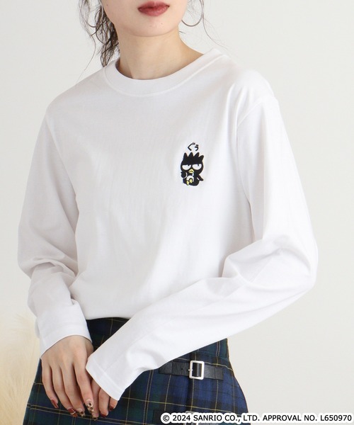 KittyトップスTシャツネッカチーフゆったり長袖