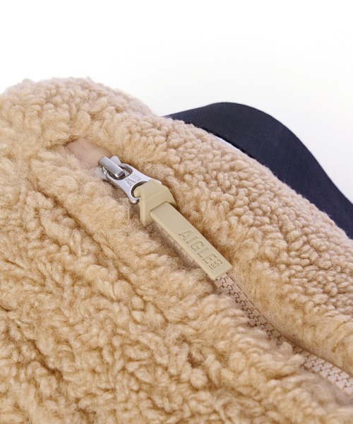 AIGLE（エーグル） ウエストポーチ ウエストバッグ シェルパフリース