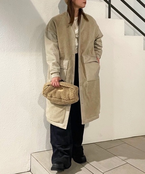 AIGLE（エーグル） ウエストポーチ ウエストバッグ シェルパフリース