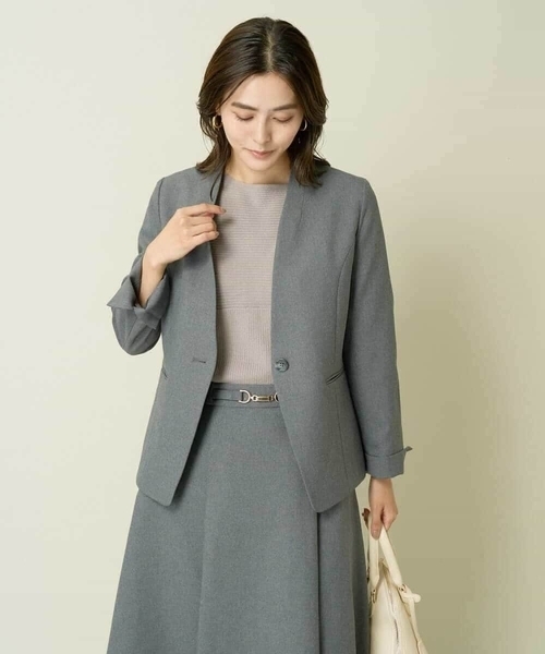 a.v.v（アー・ヴェ・ヴェ） スーツ 「洗える/イージーケア/毛玉になり