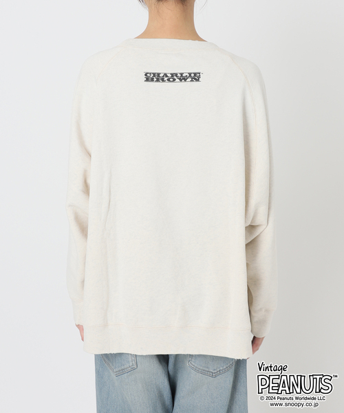 MEAN MACHINE AGE 別注PEANUTS VTG スウェット FRAMeWORK トレーナー スウェット MEAN MACHINE AGE 別注PEANUTS
