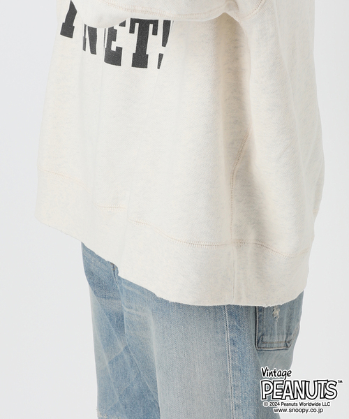 MEAN MACHINE AGE 別注PEANUTS VTG スウェット FRAMeWORK トレーナー スウェット MEAN MACHINE AGE 別注PEANUTS