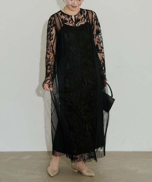 LE'RURE ドレス Ethnic side pleats dress : ZOZOTOWN Yahoo!店