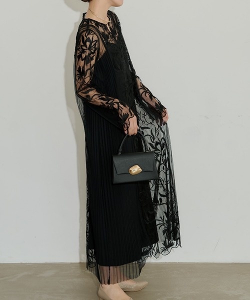 LE'RURE ドレス Ethnic side pleats dress : ZOZOTOWN Yahoo!店
