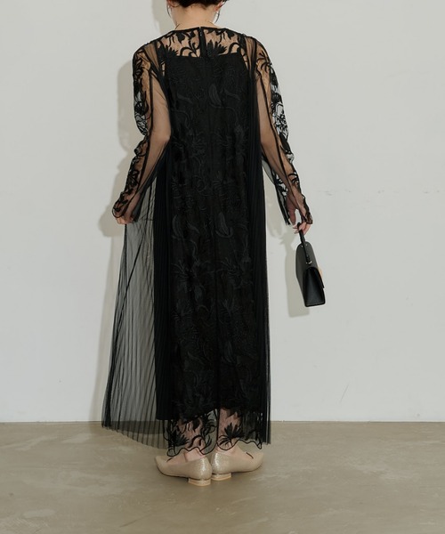 LE'RURE ドレス Ethnic side pleats dress : ZOZOTOWN Yahoo!店