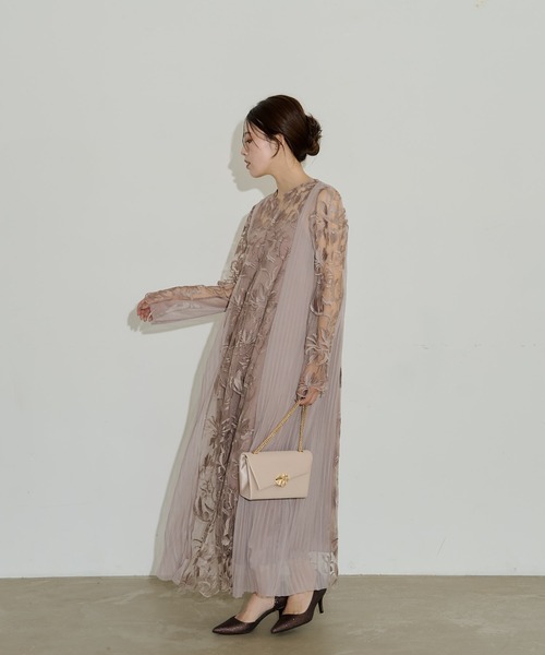 LE'RURE ドレス Ethnic side pleats dress : ZOZOTOWN Yahoo!店 - 通販