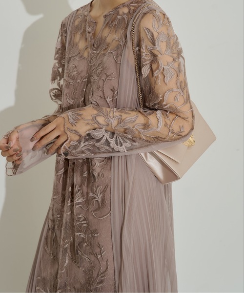 LE'RURE ドレス Ethnic side pleats dress : ZOZOTOWN Yahoo!店