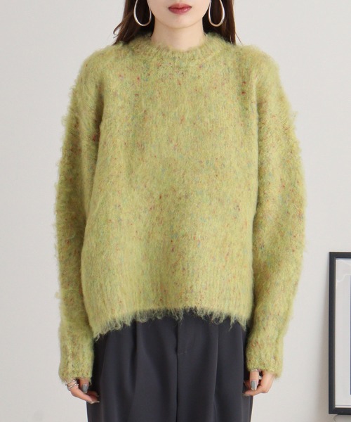 ニット セーター Eglantine ブークレーファンシーヤーンニット レディース EGLANTINE ニット セーター Eglantine ブークレーファンシー