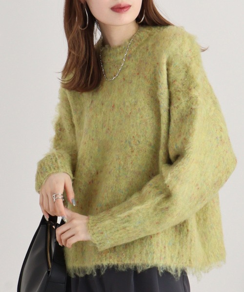ニット セーター Eglantine ブークレーファンシーヤーンニット レディース EGLANTINE ニット セーター Eglantine ブークレーファンシー