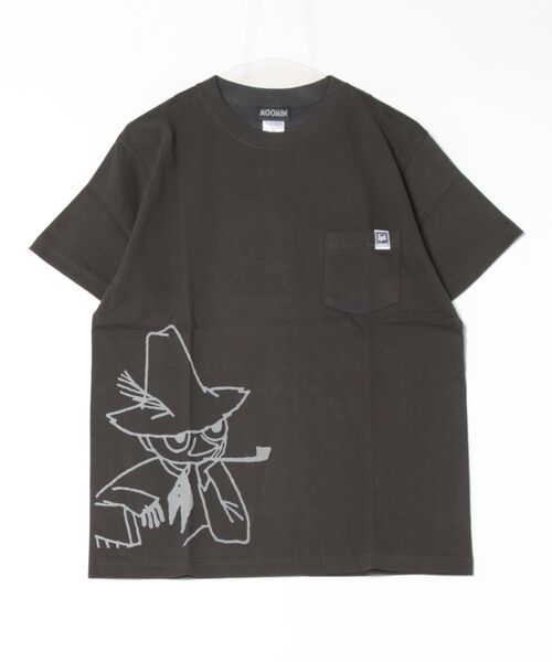 MOOMIN tシャツ / ムーミン フロント プリント ポケット 半袖 T