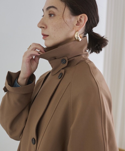 ANGIE　ショート　トレンチコート ANGIE トレンチコート コート ショート レディース : ZOZOTOWN