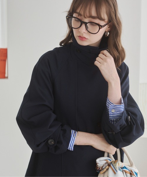 ANGIE トレンチコート コート 入学式 卒業式 ショート トレンチコート