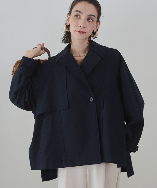 ANGIE トレンチコート コート 入学式 卒業式 ショート トレンチコート