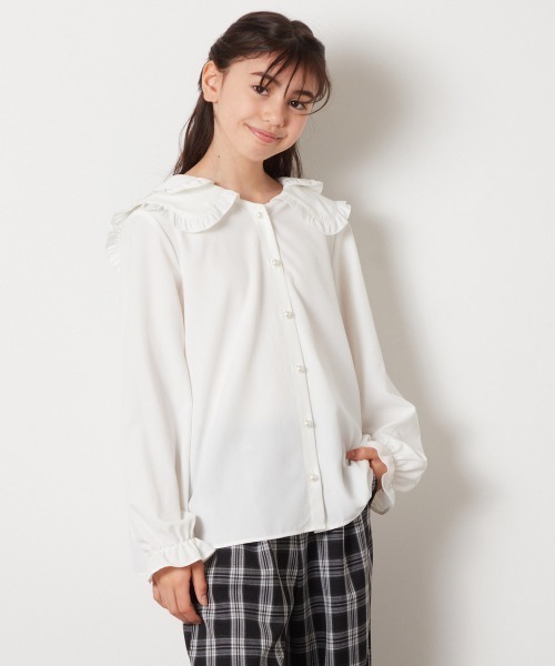 ◎新品【OUR】フリルカラーブラウス フリルカラーブラウス – OURHOME