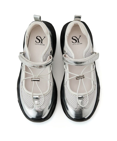SY UNITED ARROWS スニーカー 「SY」レースアップベルクロ