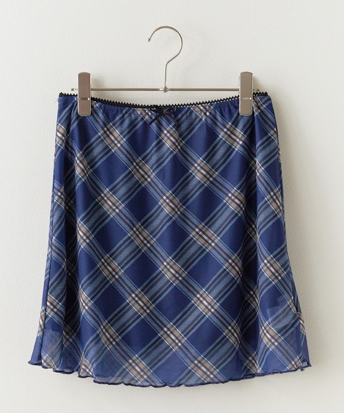 palesop チェックリボンミニスカート リボンデザインチェックミニスカート – WEGO ONLINE STORE