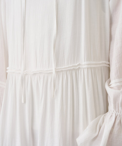 Loungedress ワンピース 2WAYワッシャーティアードワンピース