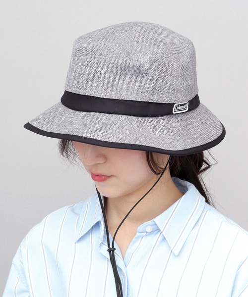 Coleman（コールマン） 帽子 ハット ジュートシート風 あご紐付き