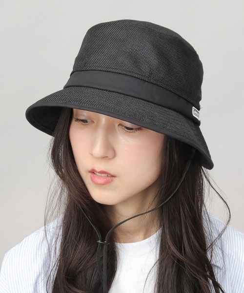 Coleman 帽子 ハット ジュートシート風 あご紐付き