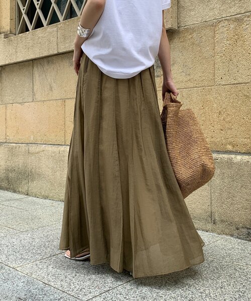 DOU DOU シアーパネルプリーツスカートTM新品 シアーパネルプリーツスカート（スカート）｜DouDou（ドゥドゥ）の