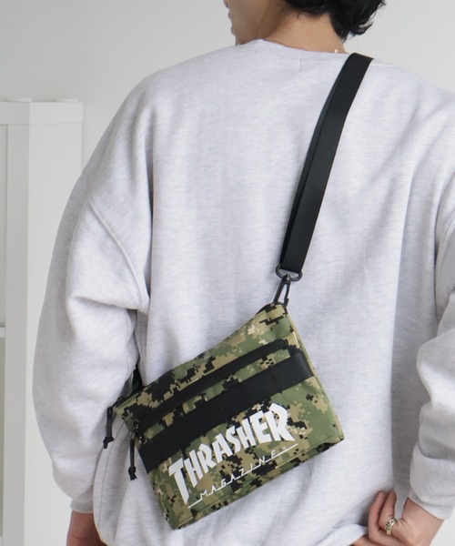 THRASHER ショルダーバッグ 「THRASHER/スラッシャー