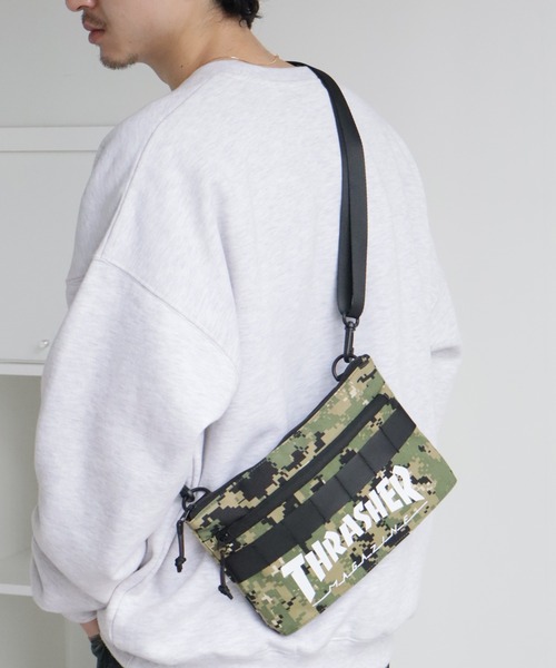 THRASHER ショルダーバッグ 「THRASHER/スラッシャー
