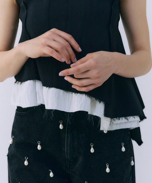 josemoon ペプラムフリルトップス JOSE MOON tシャツ PEPLUM FRILL TOPS/ペプラムフリルトップス