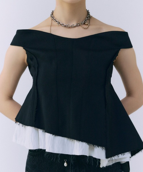 josemoon ペプラムフリルトップス JOSE MOON tシャツ PEPLUM FRILL TOPS/ペプラムフリルトップス
