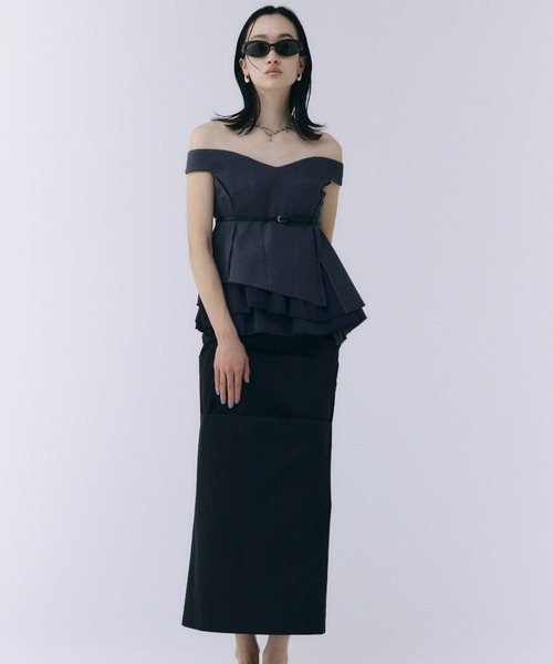 josemoon ペプラムフリルトップス JOSE MOON tシャツ PEPLUM FRILL TOPS/ペプラムフリルトップス