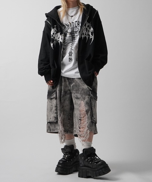 tシャツ 「MAROCORE SELECT」スケルトン / パンク バタフライ