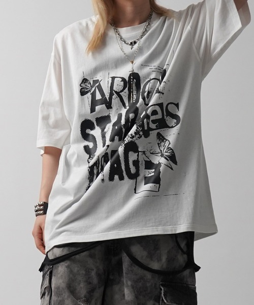 tシャツ 「MAROCORE SELECT」スケルトン / パンク バタフライ グランジ