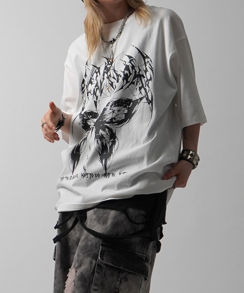 tシャツ 「MAROCORE SELECT」スケルトン / パンク バタフライ